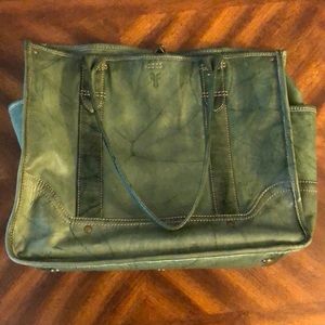 Frye Green Tote